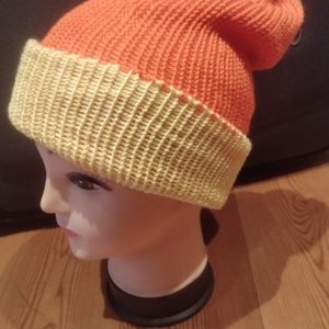 Wendemütze, Gelb/Orange