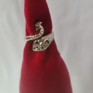 offener Fadenring silber