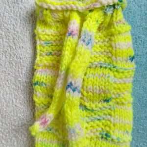 Seifensäckchen Wolle gelb