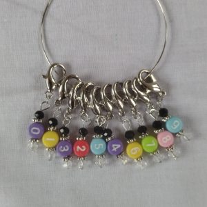 Zahlenmarkierer Glas