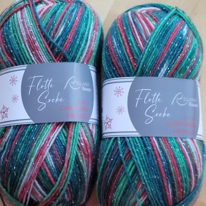 Flotte Socke Chrismas Metallic 4f.
