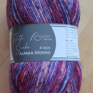 Flotte Socke Alpaka-Merino 4f.