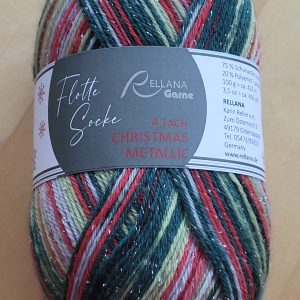 Flotte Socke Chrismas Metallic 4f. Sonder