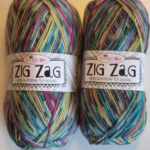 King Cole - Zig Zag 4ply - Sockengarn Circus 3473