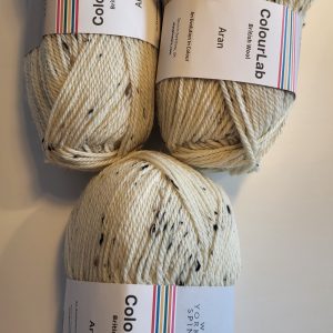 WYS- ColourLab ARAN Tweed Classic Cream 1179