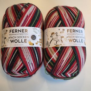 Weihnachtsedition 4fach Sockenwolle 4-2312